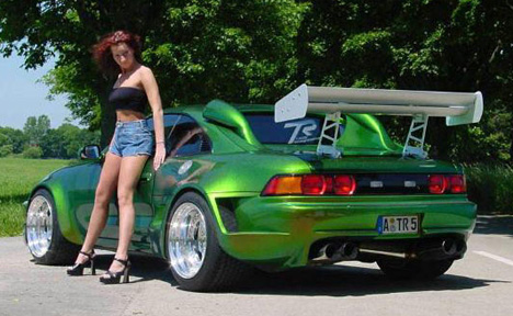 Auto Racing Babes on Turbo Toyota Mr2 Babe Pages     Beautiful Women  With Beautiful Sports