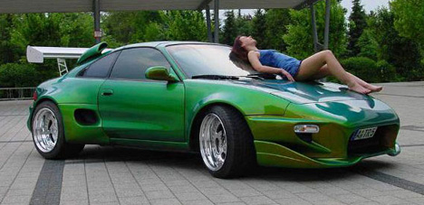 Auto Racing Babes on Turbo Toyota Mr2 Babe Pages     Beautiful Women  With Beautiful Sports